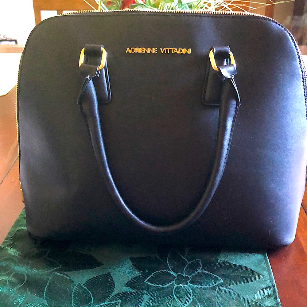 Adrienne Vittadini Classic Smooth Dome Satchel